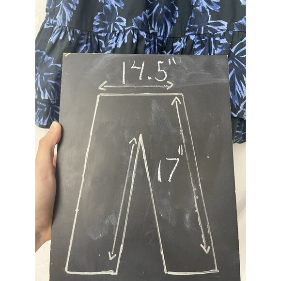 Who What Wear Blue Floral Skirt Size Small Elastic Waist NWT - Picture 4 of 7